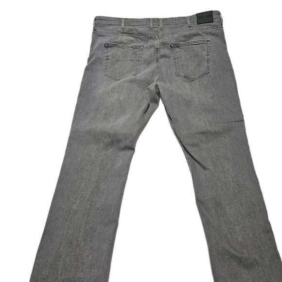 Red Ale by Alesbury 46x32 Straight Leg 5 Pocket Mens Jeans Washed Grey - Picture 3 of 8